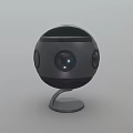 Jassway Spherical Projection Monitoring Device With Sleek Silver Design And Camera Lens