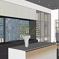 Italian Simple Sideboard 3d model
