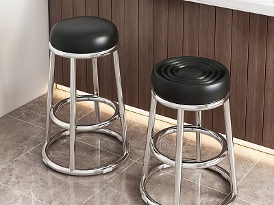 Bar Chair Stool High Stool Bar Chair Iron Chair 3d model