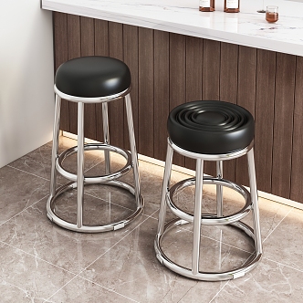 Bar Chair Stool High Stool Bar Chair Iron Chair 3d model