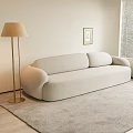 Modern Multiplayer Sofa Driade Multiplayer Fabric Sofa 3d model