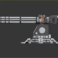 laser tower turret turntable sci-fi tower defense game tower defense sci-fi turret game turret game turret 3d model