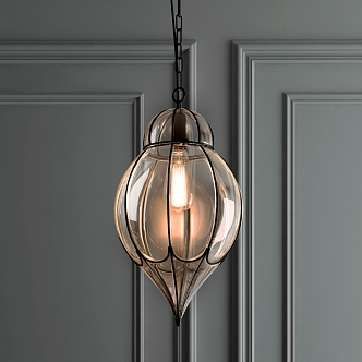 medieval small chandelier lantern chandelier creative chandelier 3d model