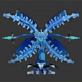 modern cell cryoprecipitate coagulation factor eukaryotic cell cross section cell structure 3d model