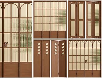 medieval folding door 3d model