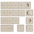 Modern Switch Switch Panel 3d model