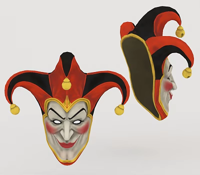 The Clown Mask 3d model