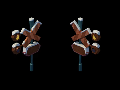 Outdoor Lights With Cross Design Decorative Metal And LED Lighting For Garden Use 3d model