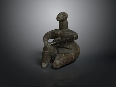 Antique, Antique, Cultural Relics, Cultural Relics, Cultural Relics, Cultural Relics, Earth Vessels, Sculptures, Statues, Cultural Relics 3d model