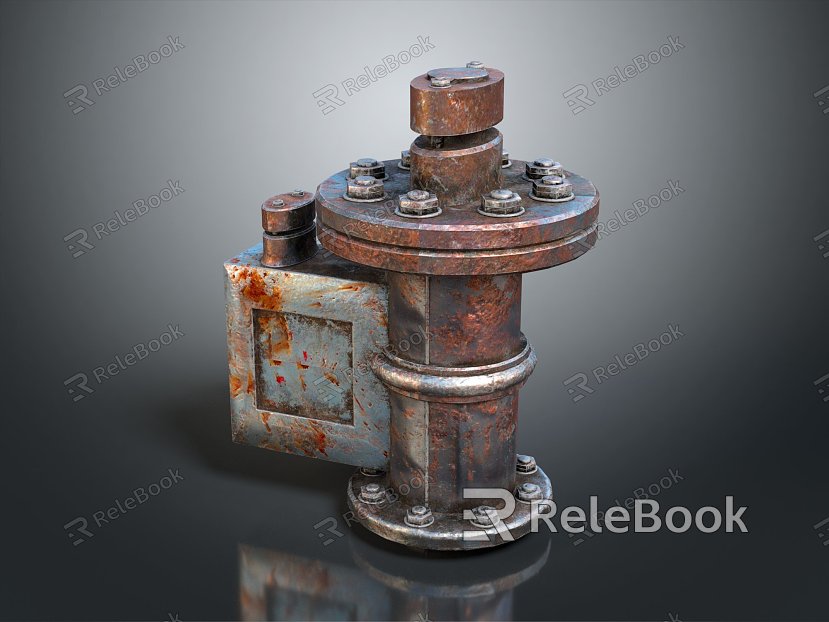 Industrial LOFT water pipe pipe valve iron pipe model