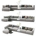 Modern Combination Sofa Combination 3d model