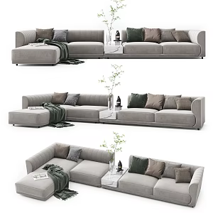 Modern Combination Sofa Combination 3d model