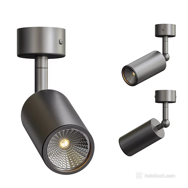 Modern Downlights And Spotlights With Sleek Design For Home Lighting Fixtures 3d model 