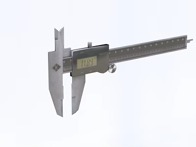 High Quality Hardware Tools Digital Caliper with Accurate Measuring 3d model