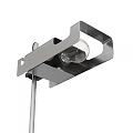 Modern Floor Lamp With Sleek Metal Stand And Stable Round Base Design