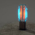 modern heater sci-fi fan convection heater 3d model