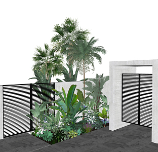 Modern Plants Outdoor Plants 3d model