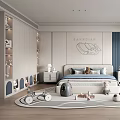 Modern Kids Bedroom With Teepee Tent And Playful Decor