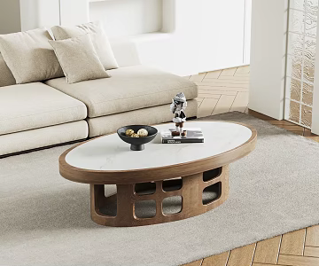 Modern coffee table ornaments 3d model