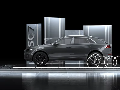 Well Lit Wine and Tobacco Shop Featuring Assorted Alcohol Bottles on Shelves 3d model