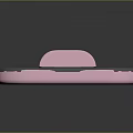 Food Preparation Tool Pink Handheld Mixer With Dots Design On Dark Background