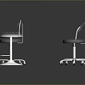Modern Office Chairs In Various Styles With Swivel Bases And Padded Seats