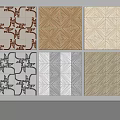 Retro Tile Small Tile Seamless Ceramic Mosaic Classic Color Matching Hong Kong Style Retro Chinese Traditional Mosaic Pattern 3d model