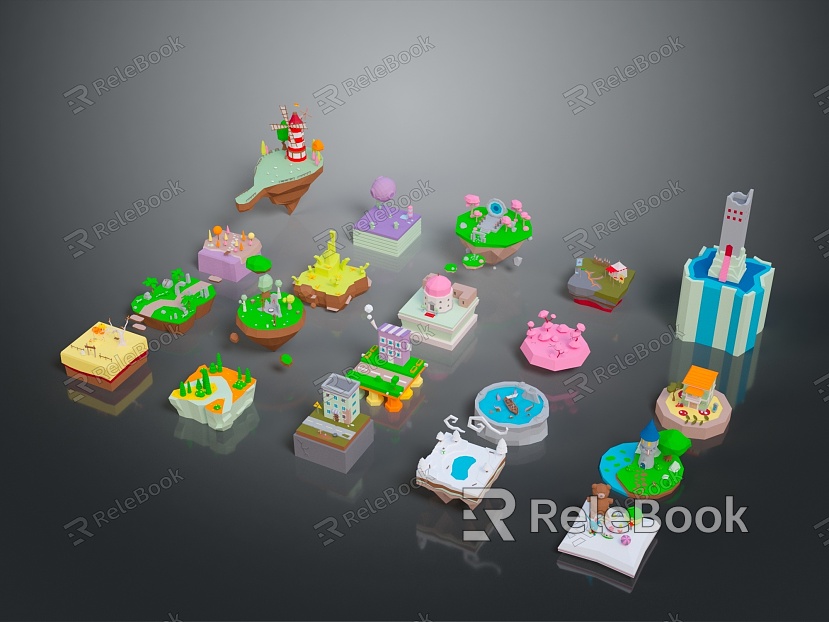 Game Environment Game Scene Fairy Tale Scene Fairy Tale Magic Scene Magic Item Fantasy Scene model