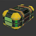 Modern Science Fiction Box Science Fiction Box Military Box Password Box 3d model