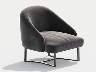 Single sofa single chair leisure chair 3d model