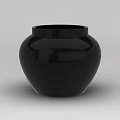 Tech Exhibition Hall Showcasing Black Ceramic Jar As Featured 3d model
