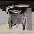 Philips Mall Retail Counter With Modern Design And Multiple TV Screens