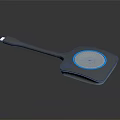 Sleek Computer Wireless Charging Pad with USB C Connector and Modern Design