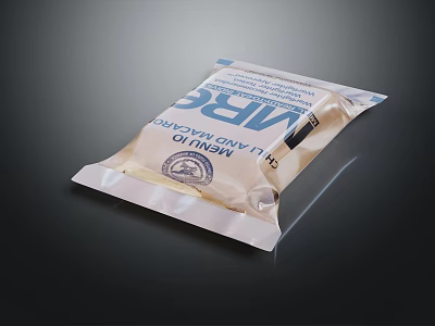 ABC Macaroni Pasta Package Made in Italy Premium Quality Product 3d model