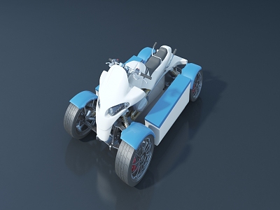 Modern toy car 3d model