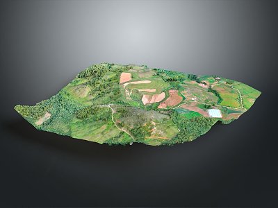 Geography, topography, mountain shape, ridge, ridge, valley, mountain range, canyon, geomorphology, mountain peak, mountain body 3d model