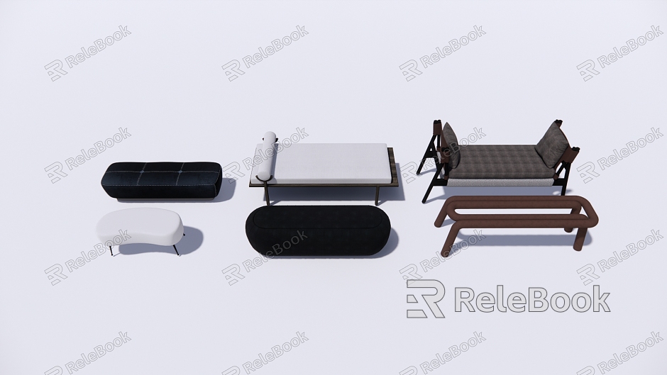 Modern Bed End Bench Bed Bench model