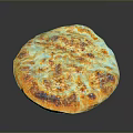 Freshly Baked Cheesy Pizza With Golden Crust And Melted Cheese Topping