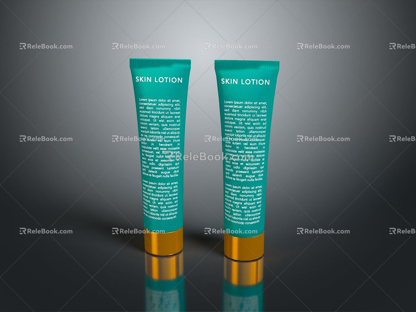 Cosmetic Case Cosmetic Cream Foundation Cream Pearl Cream Lotion Moisturizing Cream Anti-Aging Cream 3d model