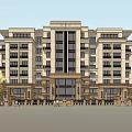 Jane European style multi-storey residence 3d model