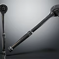 modern wrench socket wrench 3d model