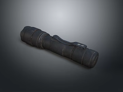 Computer External Lens Accessory With Black Casing And Leather Strap Design For Devices 3d model
