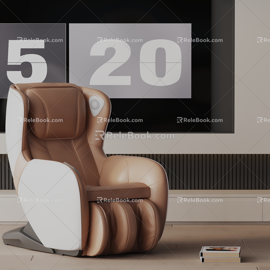 Modern massage chair 3d model