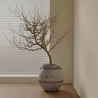Modern Potted Plant 3d model