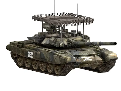 T90 Main Battle Tank Armored Tank Medium Tank 3d model