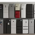Modern Refrigerators Freezers With Various Colors And Styles For Home Use