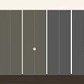Dark Gray Cabinet Doors With Various Handle Designs And Modern Styles