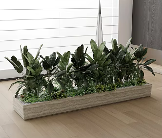 Modern Landscape Bonsai Green Plant 3d model