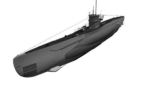 modern aircraft carrier ship military warship submarine 3d model