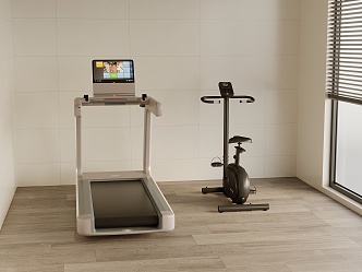 Fitness Equipment Treadmill 3d model